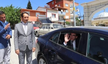 SELENDİ KAYMAKAM'I VEDA ETTİ